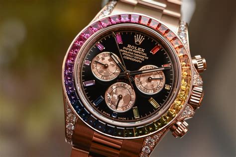 Rolex Daytona Rainbow Everose Gold 116595RBOW .